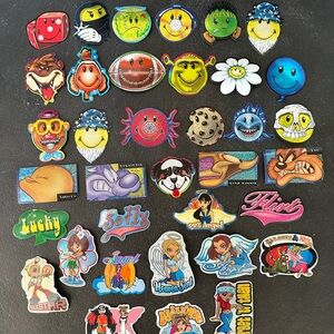 Vintage 90s/Y2K Vending Machine Stickers - Lot Of 36